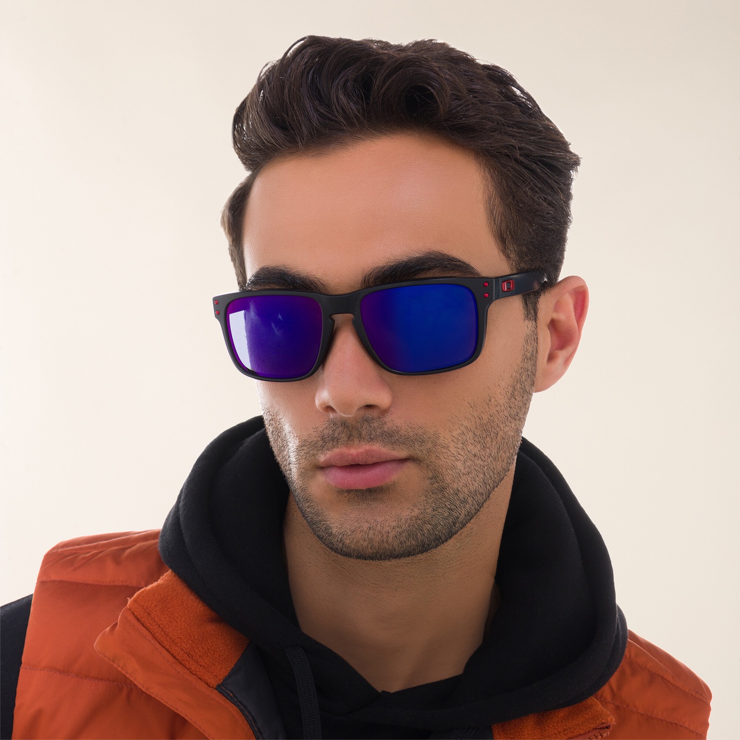 Shop Oakley HOLBROOK™ Square Sunglasses in Matte Black online.