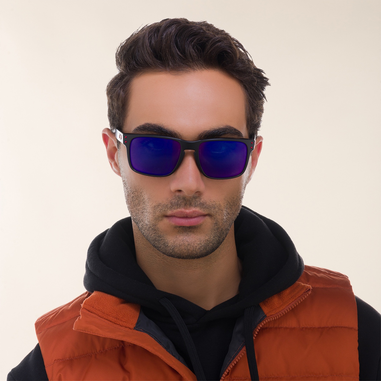 Shop Oakley HOLBROOK™ Square Sunglasses in Matte Black online.