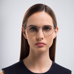 Shop Ray-Ban Round Metal Optics Eyeglasses in Ruthenium online.