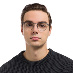 Ray-Ban Unisex Panthos Eyeglasses in Gunmetal – Model Photo 6