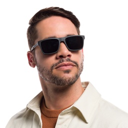 Emporio Armani Rectangle Eyeglasses in Matte Havana – Model Photo 8