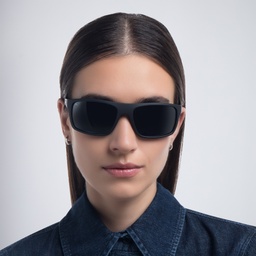 Shop Maui Jim Byron Bay Unisex Rectangle Sunglasses in Black online.