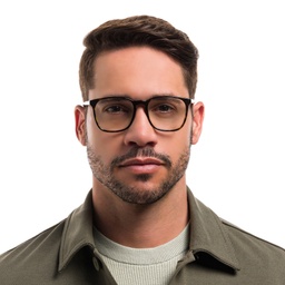 Ray-Ban Square Eyeglasses in Tortoise – Model Photo 2