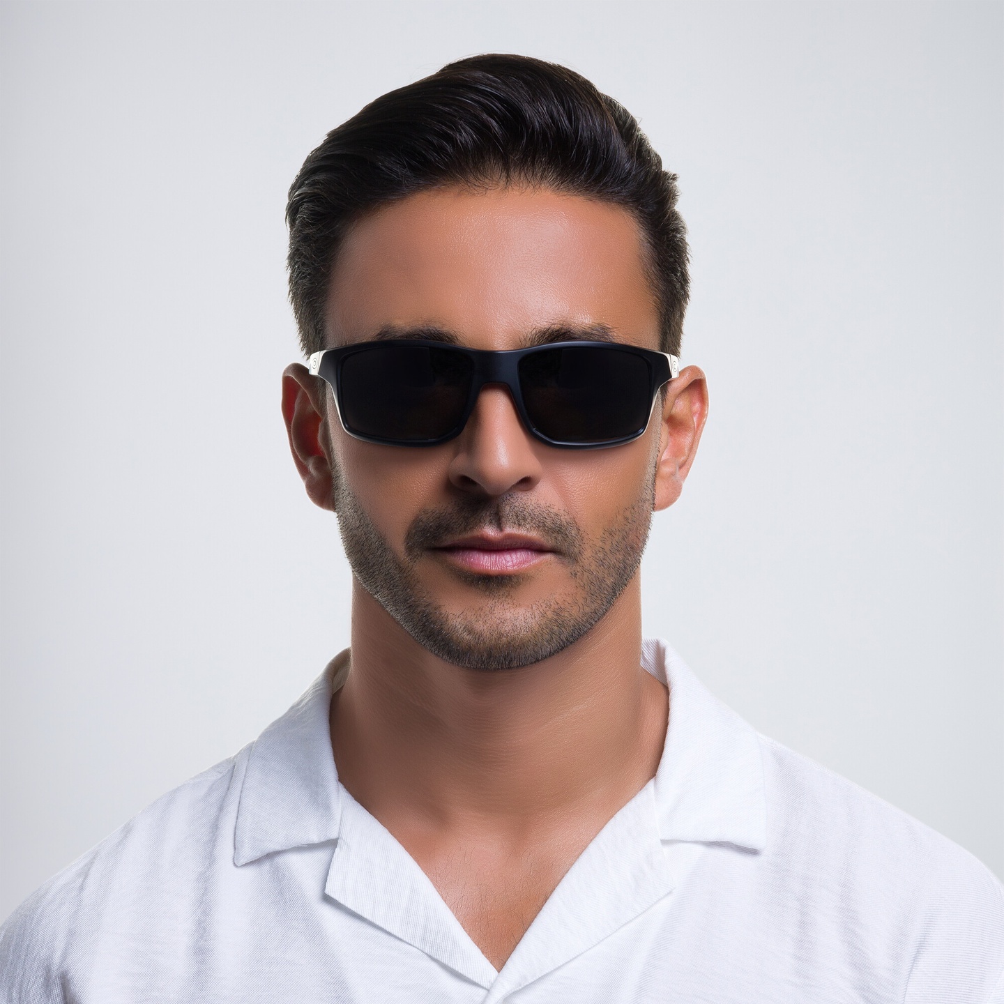 Shop Oakley Gibston Rectangle Sunglasses in Matte Black online.