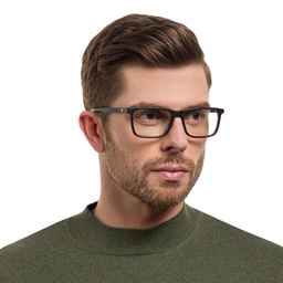 Shop EYE'M Rectangle Eyeglasses in Dark Havana online.