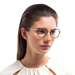 Shop EYE'M Unisex Square Eyeglasses in Havana online.