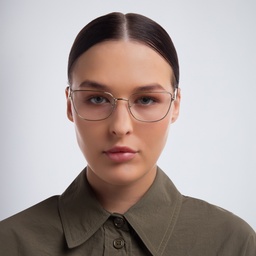 EYE'M Square Eyeglasses in Dark Havana – Model Photo 2