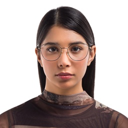 EYE'M Wide Cat Eye Eyeglasses in Black – Model Photo 2