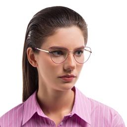 Shop EYE'M Cat Eye Eyeglasses in Purple online.
