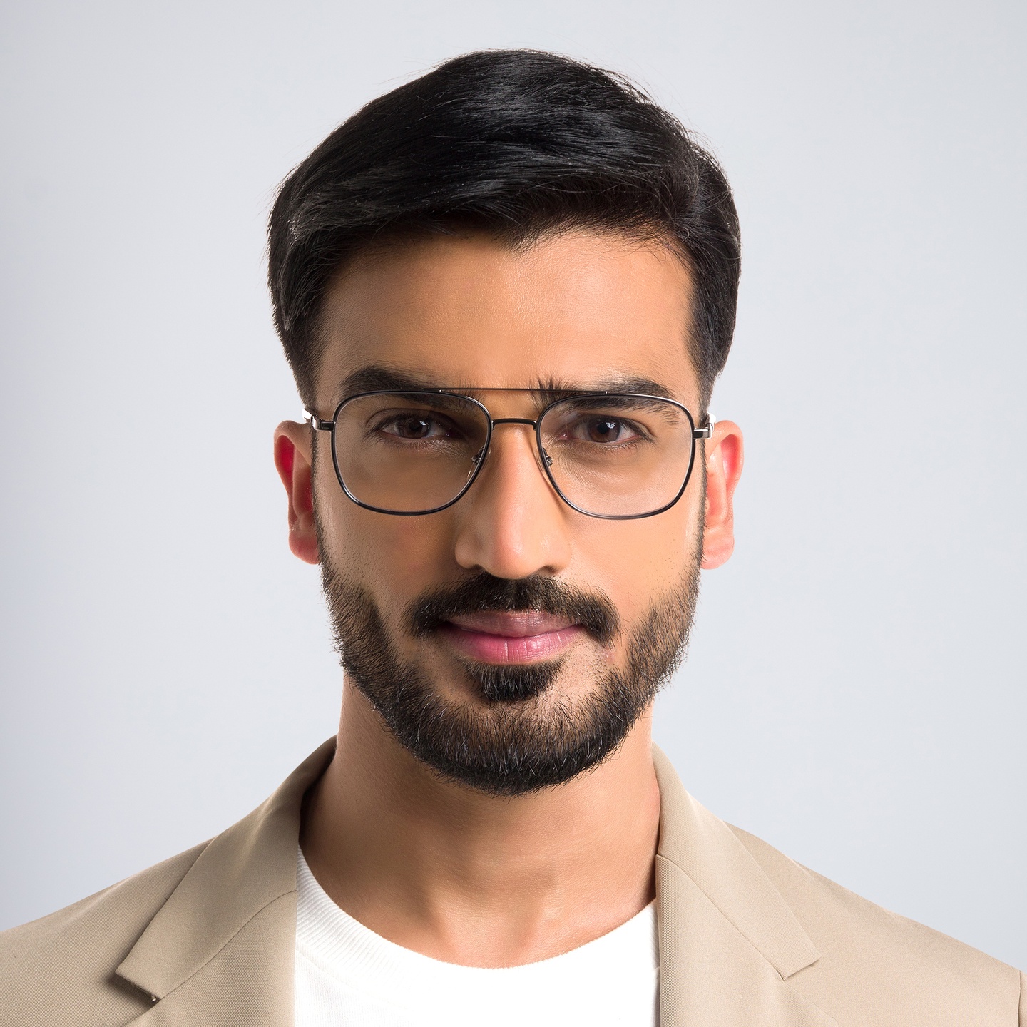 تسوق نظارات طبية مربعة EYE'M بلون فضي أونلاين.