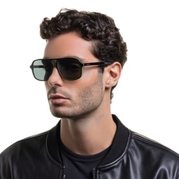 Shop EYE'M Aviator Sunglasses in Black online.