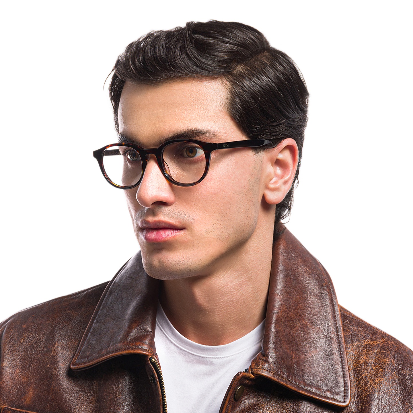 Shop EYE'M Round Eyeglasses in Havana online.