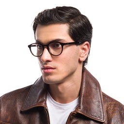 Shop EYE'M Round Eyeglasses in Havana online.