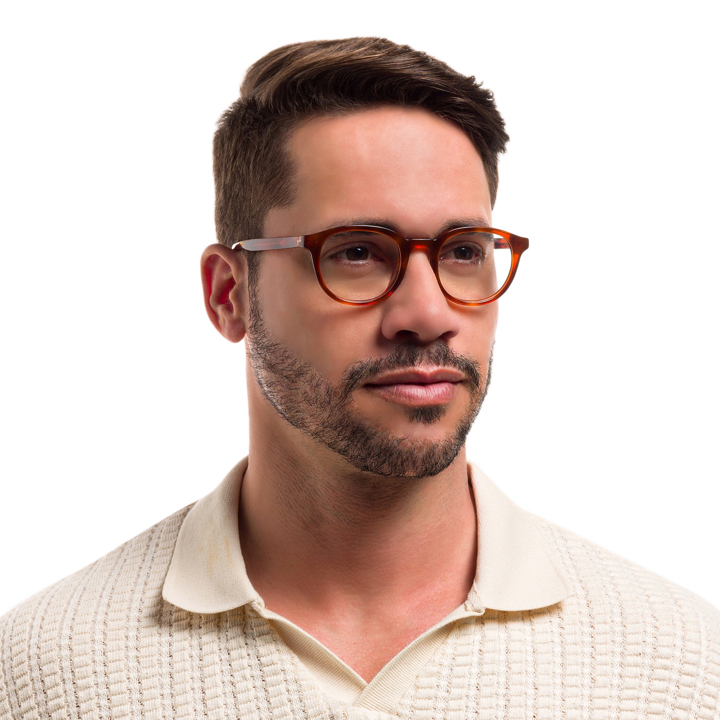 Shop EYE'M Round Eyeglasses in Tortoise online.