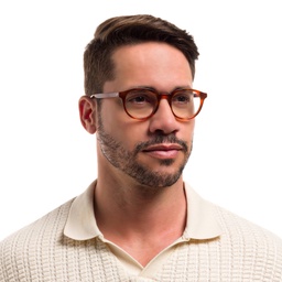 Shop EYE'M Round Eyeglasses in Tortoise online.