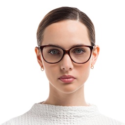 Shop EYE'M Cat Eye Eyeglasses in Havana online.