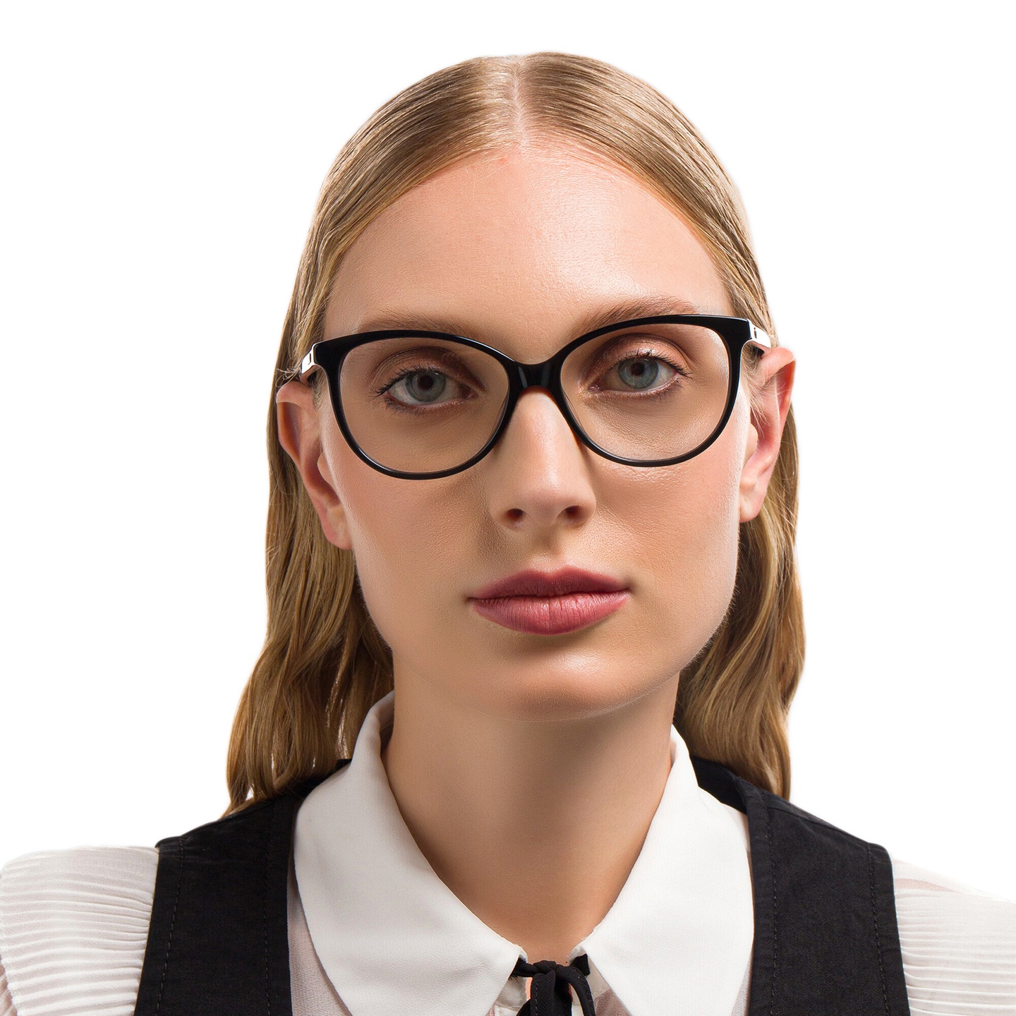Shop EYE'M Cat Eye Eyeglasses in Black online.