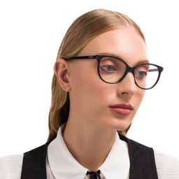 Shop EYE'M Cat Eye Eyeglasses in Black online.