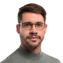 Shop EYE'M Rectangle Eyeglasses in Black online.