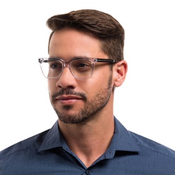 Shop EYE'M Wide Square Eyeglasses in Clear online.