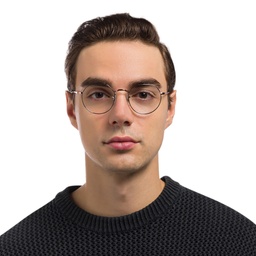 Ray-Ban Jack Unisex Irregular Eyeglasses in Copper – Model Photo 7