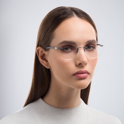 Shop Ray-Ban Unisex Irregular Eyeglasses in Gunmetal online.