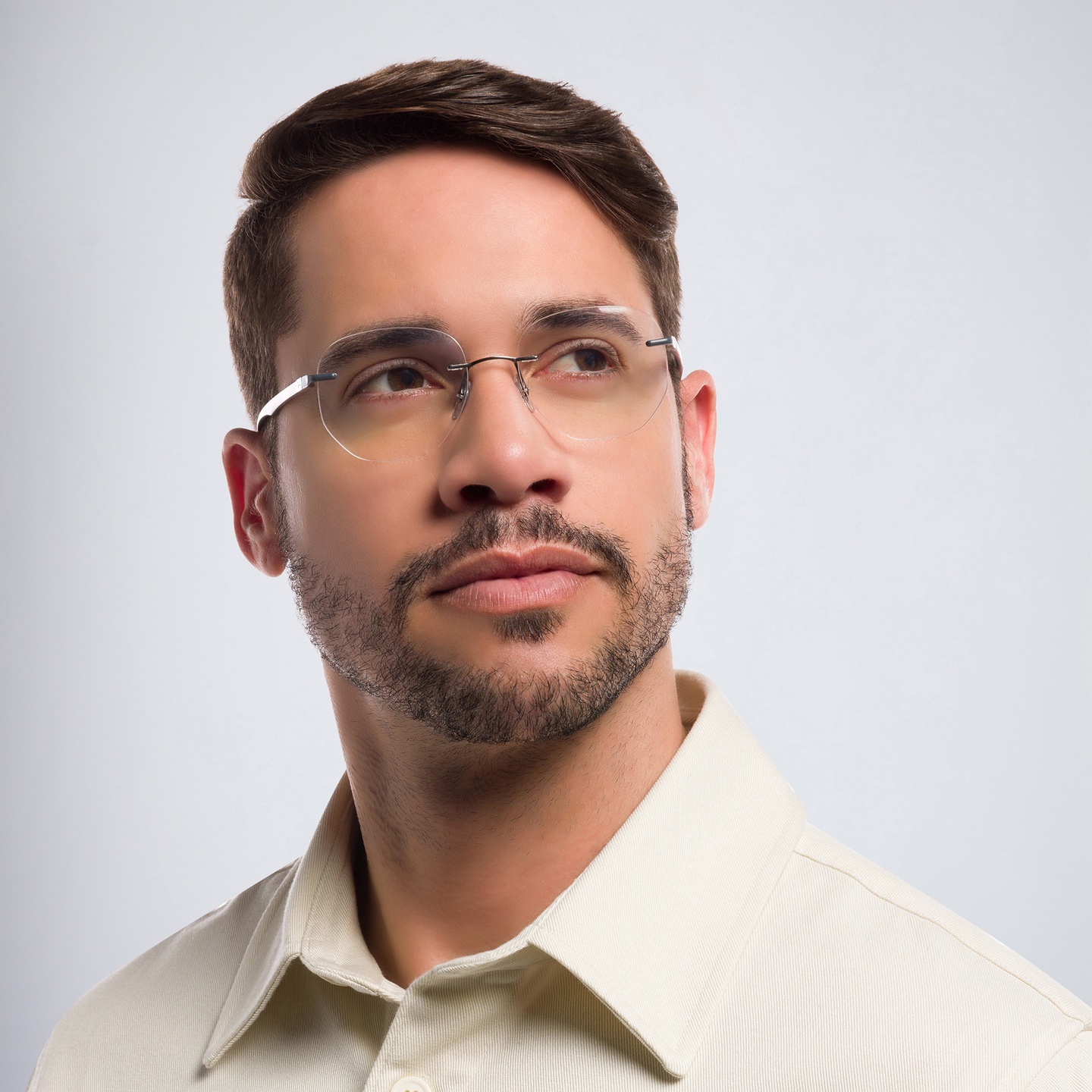 Shop Ray-Ban Unisex Irregular Eyeglasses in Gunmetal online.