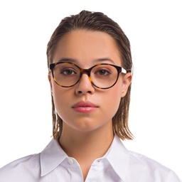 Shop EYE'M Round Eyeglasses in Havana online.
