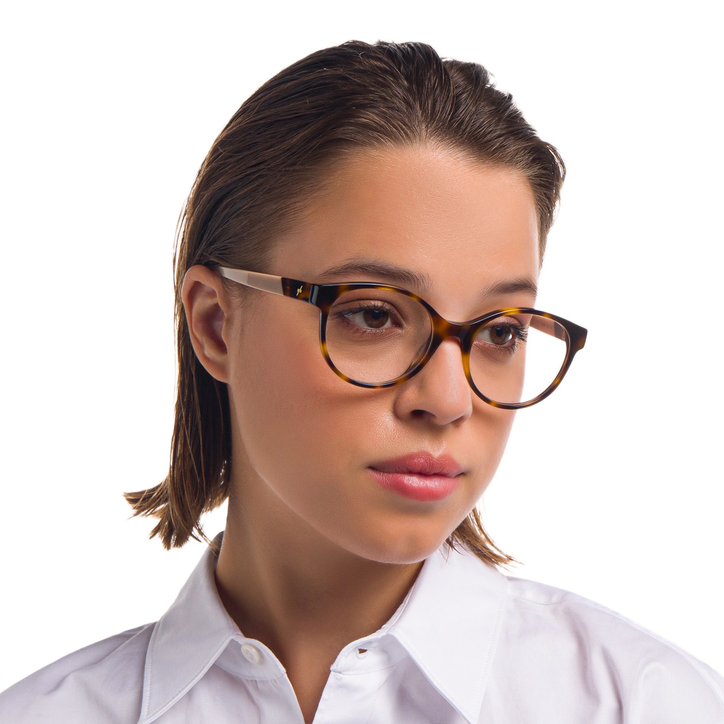 Shop EYE'M Round Eyeglasses in Havana online.