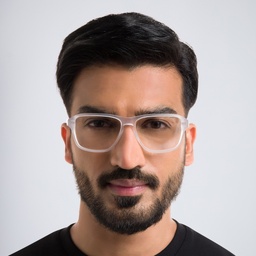 تسوق نظارة طبية بإطار مستطيل واسع EYE'M بلون شفاف أونلاين.