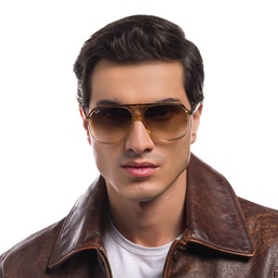 نظارات شمسية بيل بإطار مربّع للجنسين من راي بان بلون مموه - صورة النموذج 7