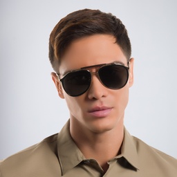 Shop Dolce & Gabbana Aviator Sunglasses in Black online.