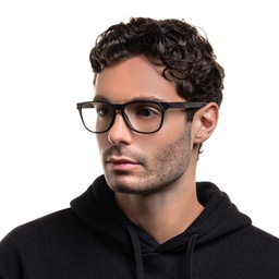 Shop Oakley Ojector Wide Square Eyeglasses in Satin Black online.