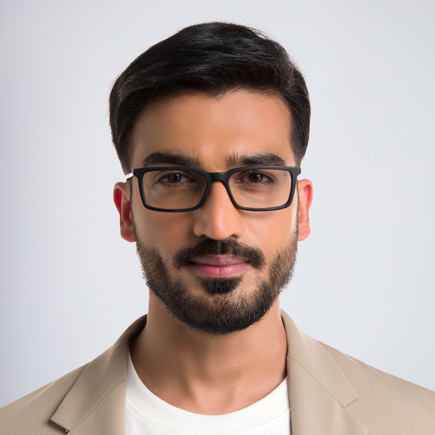 Shop EYE'M Rectangle Eyeglasses in Black online.