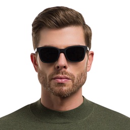 Shop EYE'M Square Eyeglasses in Burgundy & Black online.