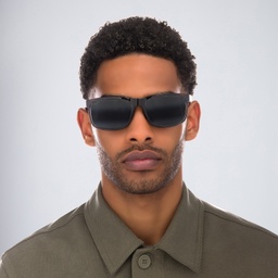 Shop Maui Jim Huelo Unisex Rectangle Sunglasses in Grey online.