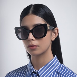 Shop Dolce & Gabbana Butterfly Sunglasses in Black online.