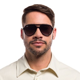 Shop Ray-Ban Unisex Pilot Sunglasses in Black online.