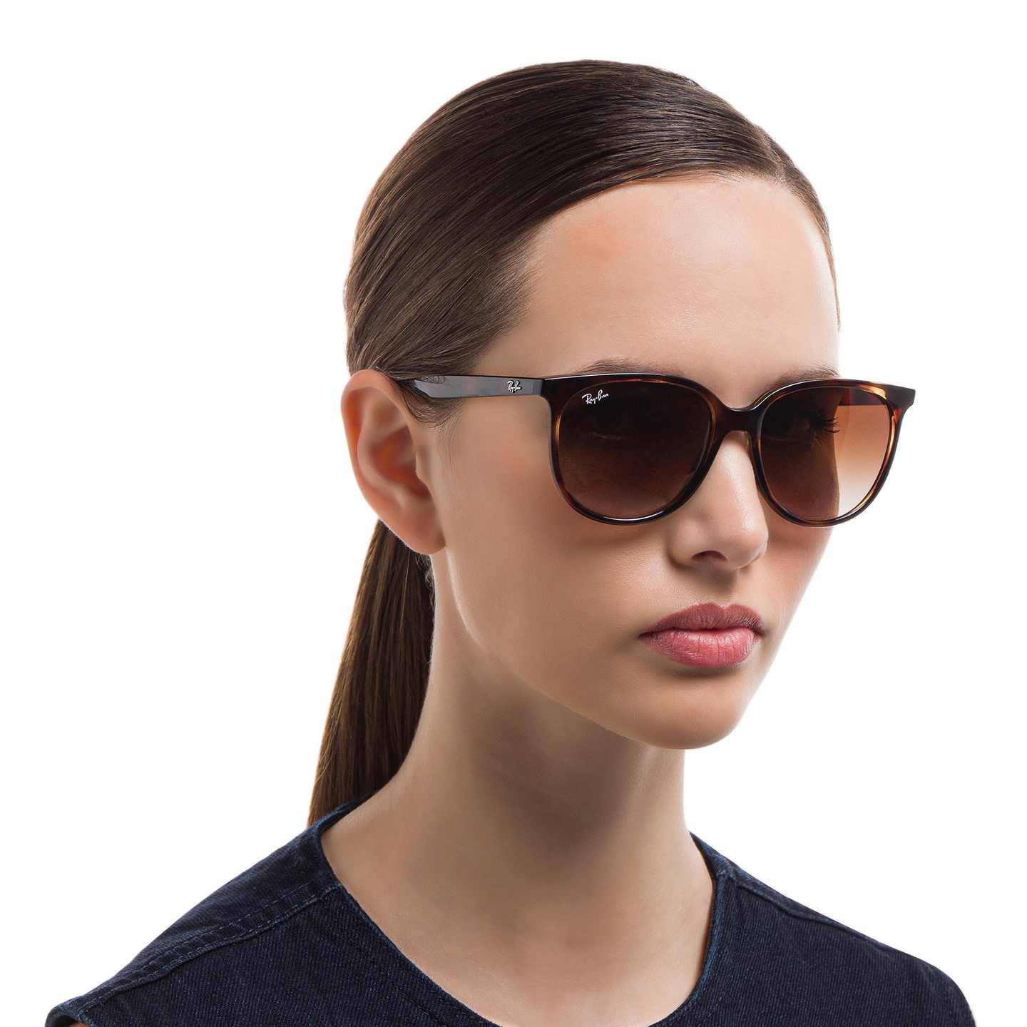 Shop Ray-Ban Square Sunglasses in Havana online.
