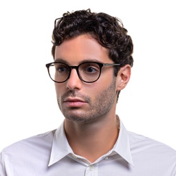 Shop EYE'M Round Eyeglasses in Brown online.