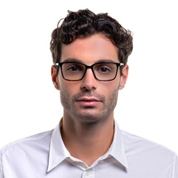 Shop EYE'M Square Eyeglasses in Brown online.