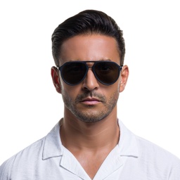 تسوق نظارات شمسية أفياتور EYE'M بلون أسود أونلاين.