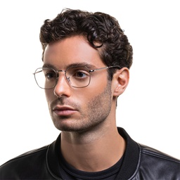 Shop Ray-Ban Jim Unisex Irregular Eyeglasses in Silver online.